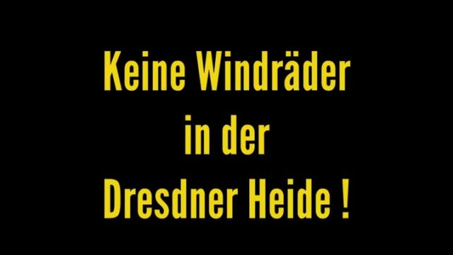 Keine Windräder in der Dresdner Heide und im Hochland! Jetzt unsere Petition mitzeichnen: https://www.dresden.de/de/leben/gesellschaft/buergebeteiligung/epetition.php?extForwardUrl=https%3A//apps.dresden.de/ords/f%3Fp%3D1610%3A3%3A%3A%3ANO%3A%3AP3_P_ID%3A25065